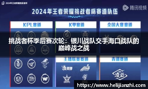 挑战者杯季后赛次轮：银川战队交手海口战队的巅峰战之战